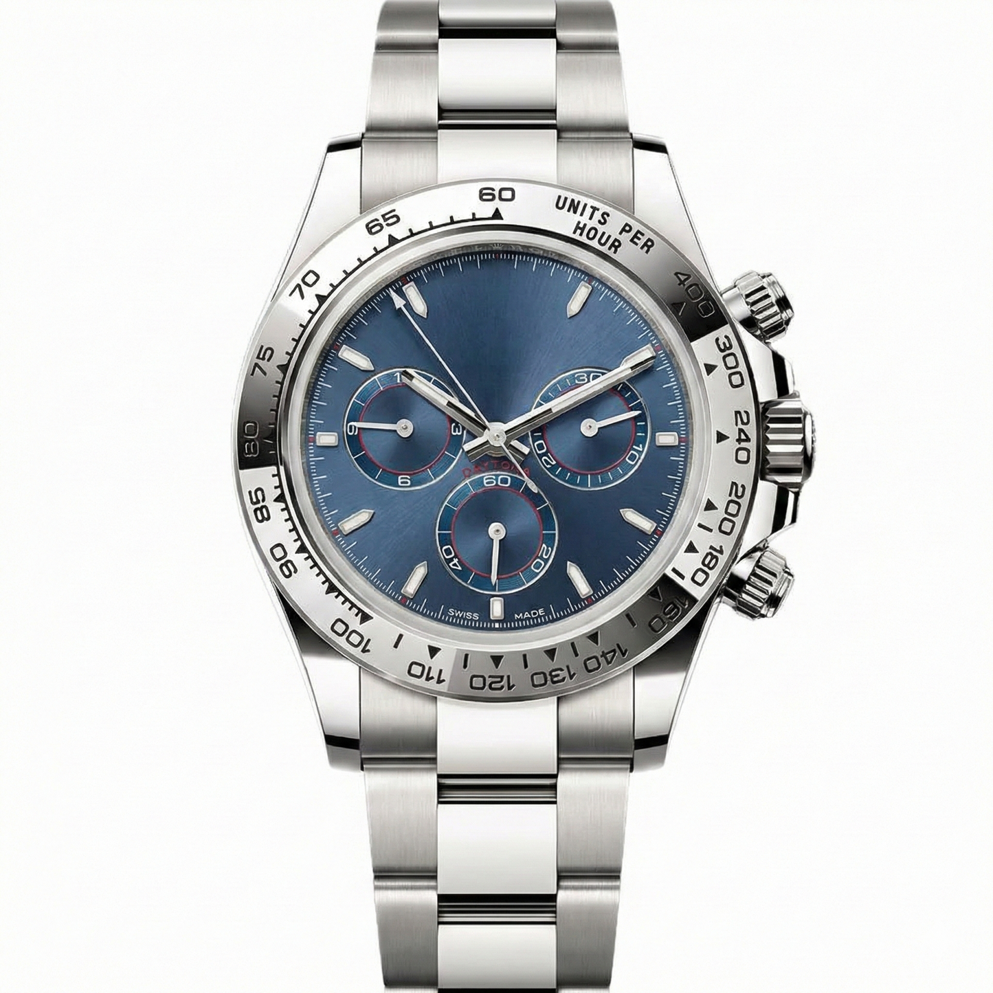 Daytona 40 mm “White Gold Blue Dial” 126509