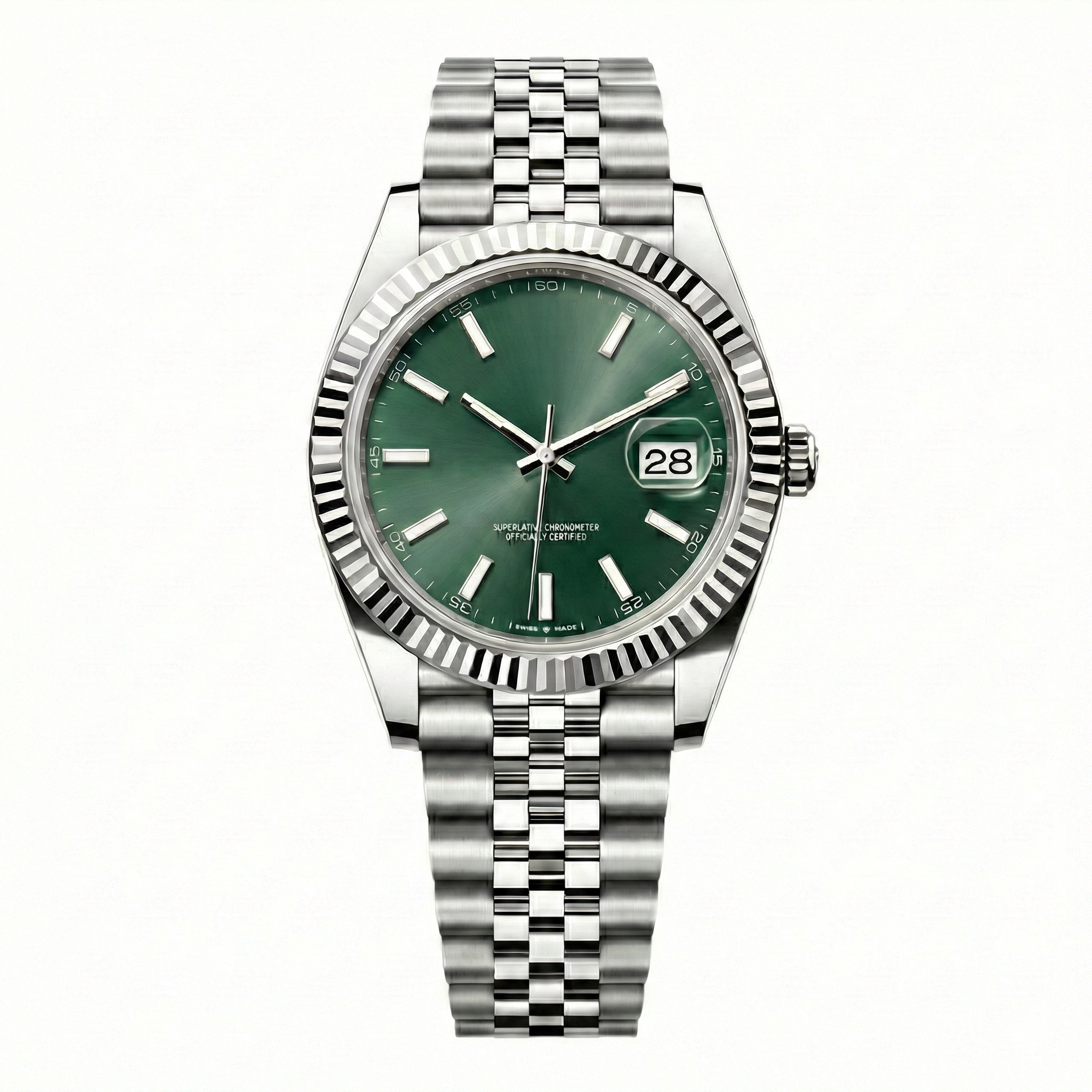 Datejust 41mm Green Dial Jubilee Bracelet 126334