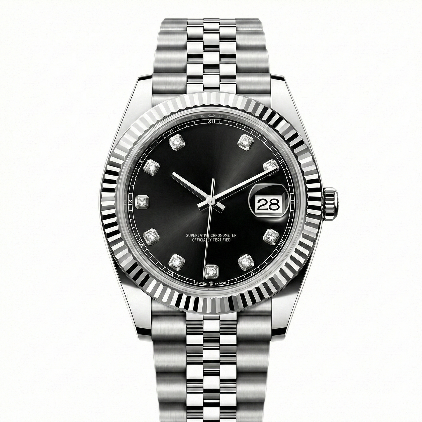 Rolex Datejust 41 mm "Black Diamond White Gold" Jubilee 126334