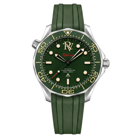 Rivassi Seamaster Diver 300M Rubber Black